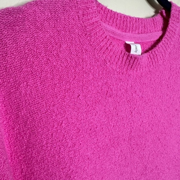 NWT Daily Practice Anthropologie Sweater Mini Dress Long Sleeve size X-Small - Picture 4 of 6